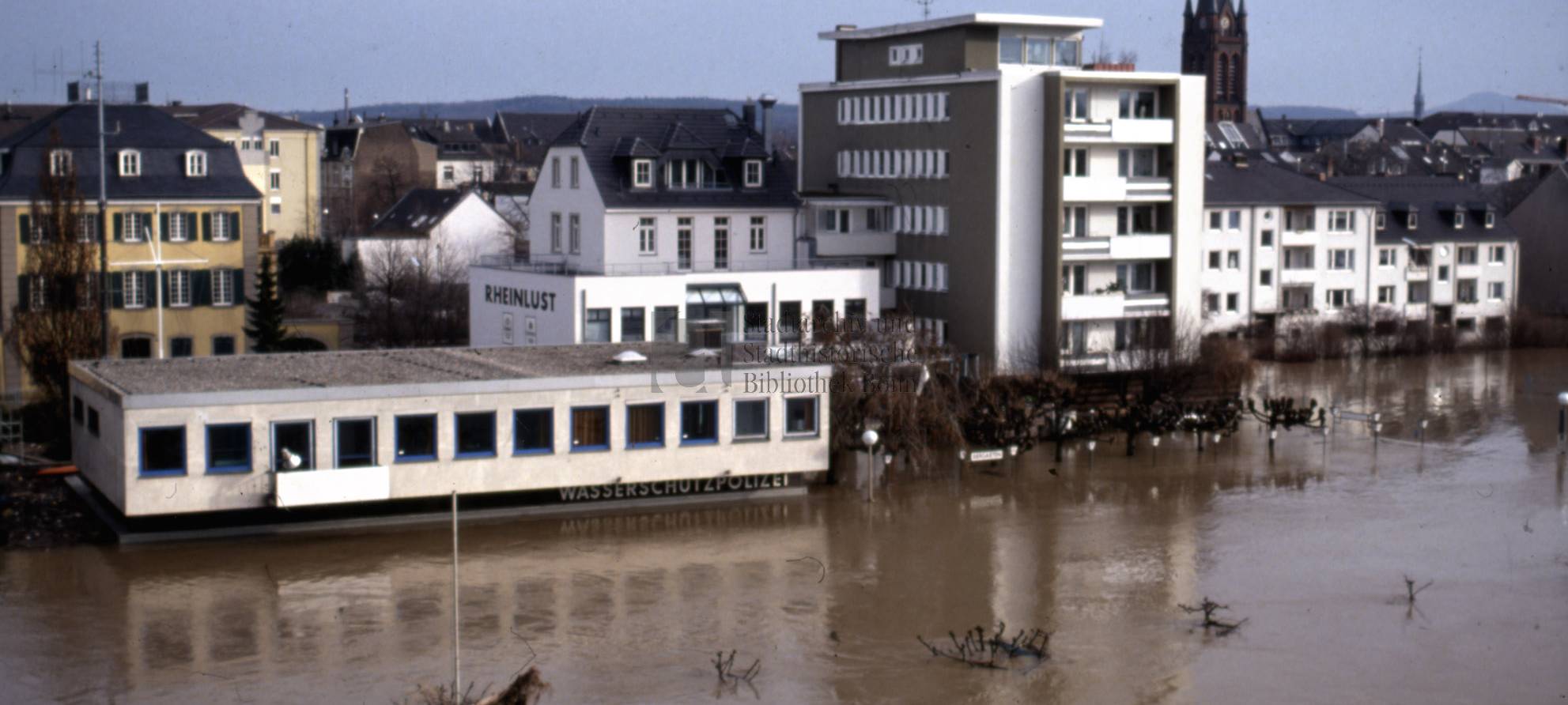 Als Bonn unter Wasser lag