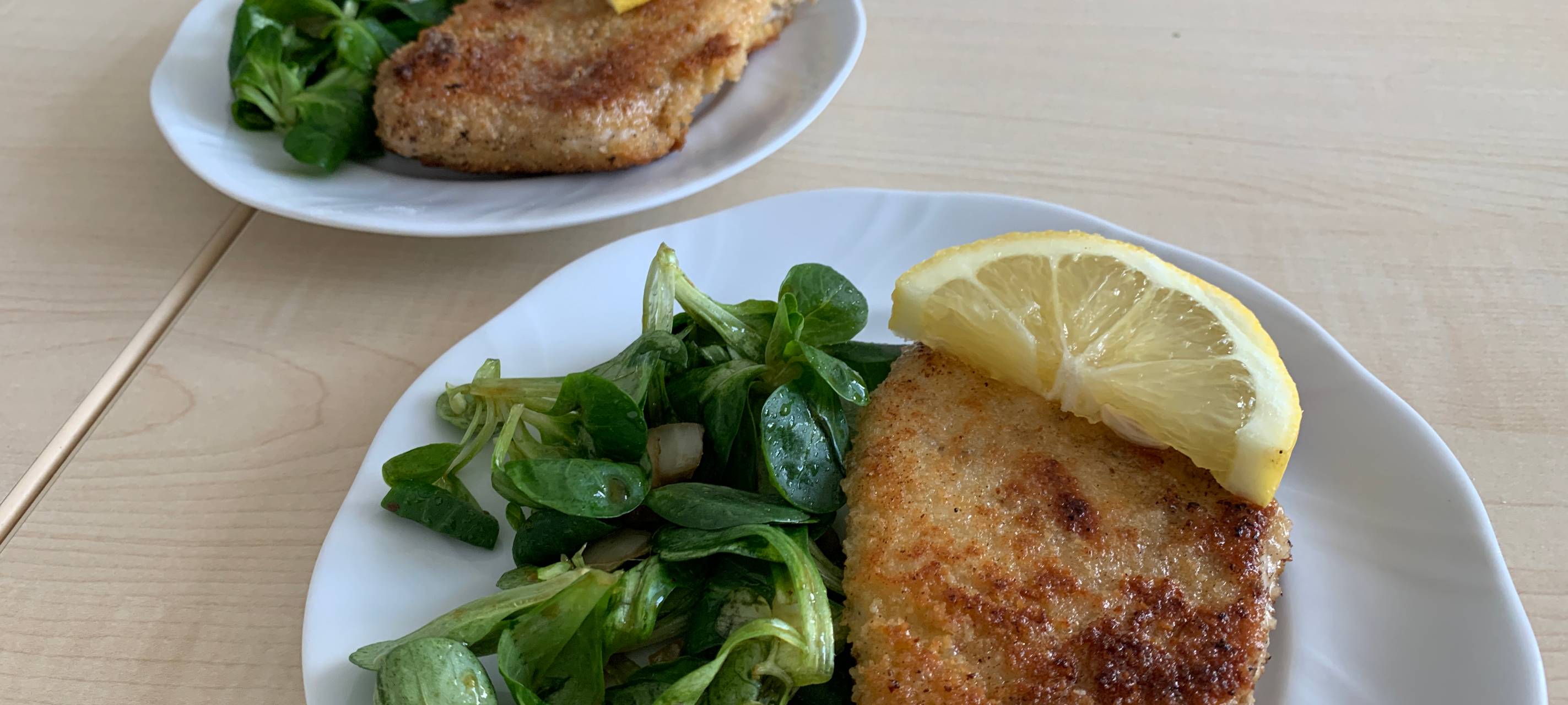 Tag 3: Schnitzel mit Salat