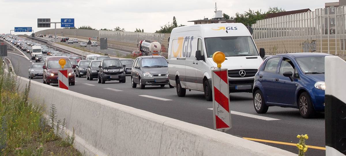 Bauarbeiten auf A560