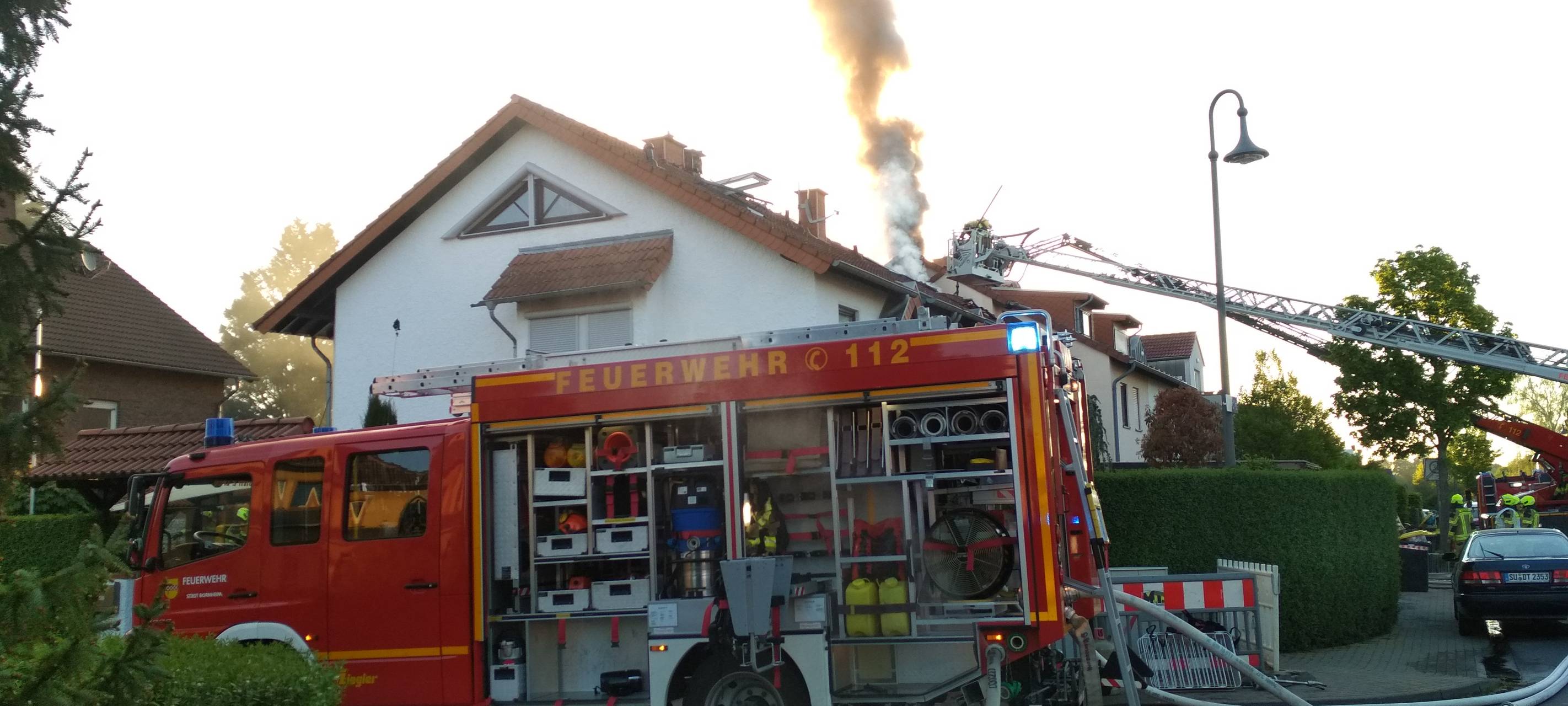 Großer Feuerwehreinsatz in Bornheim