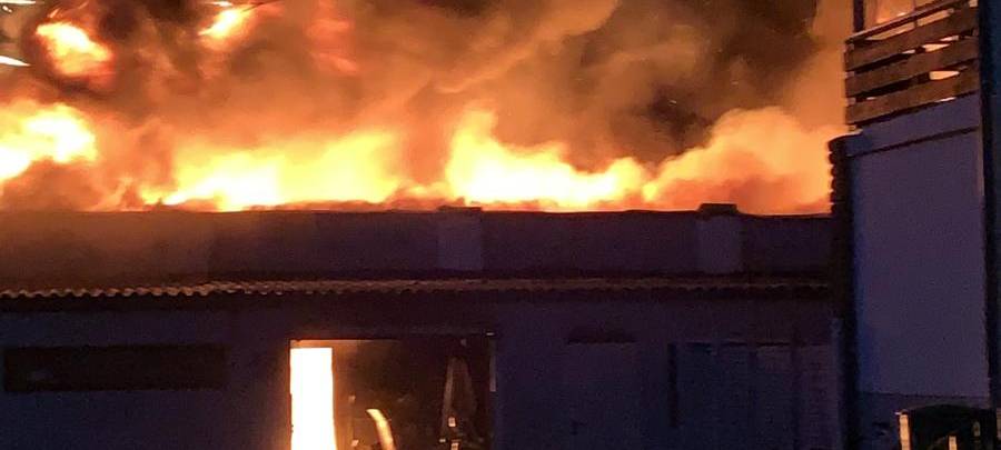 Großbrand in Unkel