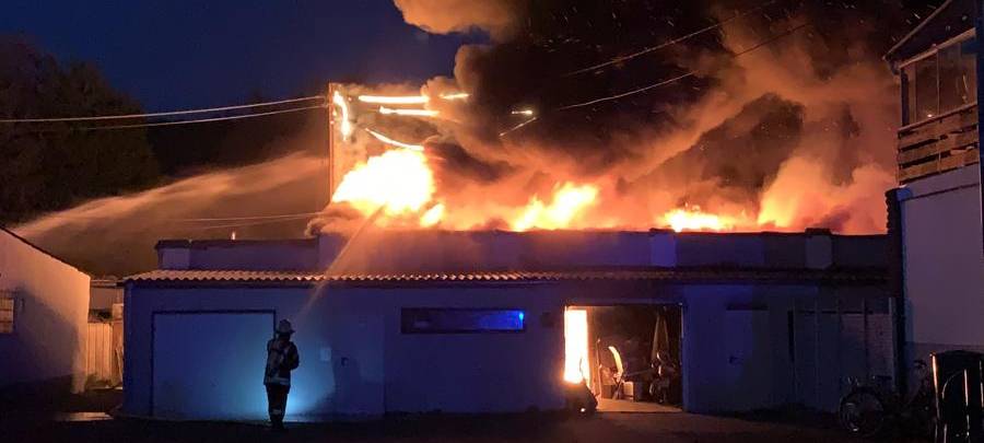 Großbrand in Unkel