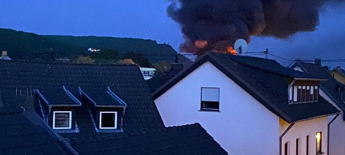 Großbrand in Unkel