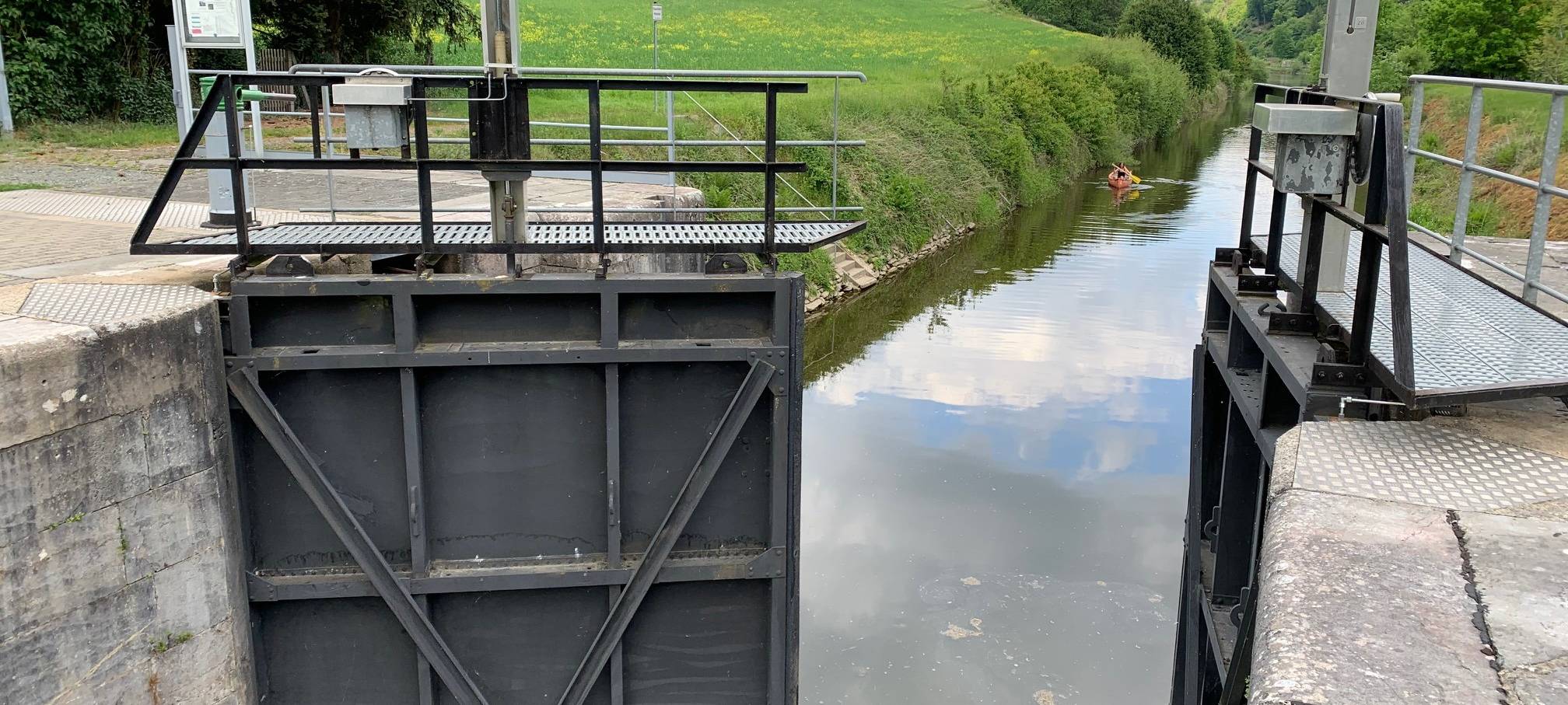 Kanufahren auf der Lahn