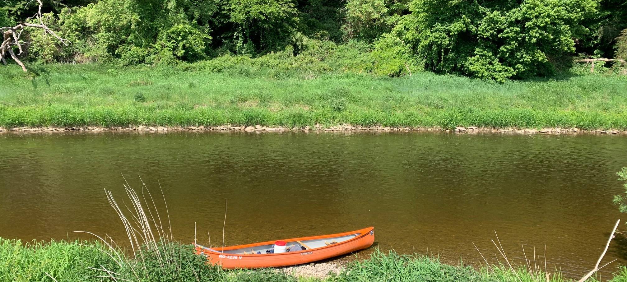 Kanufahren auf der Lahn