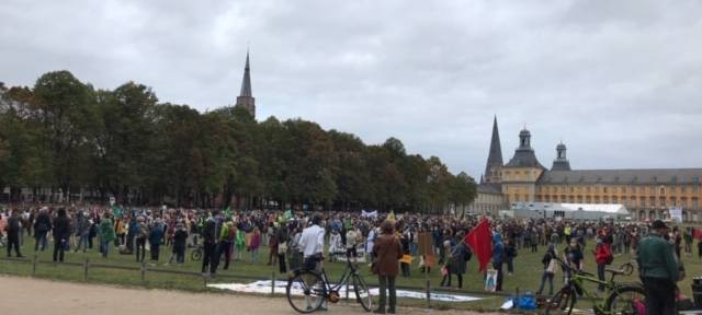Fahrraddemo fordert mehr Klimaschutz in Bonn