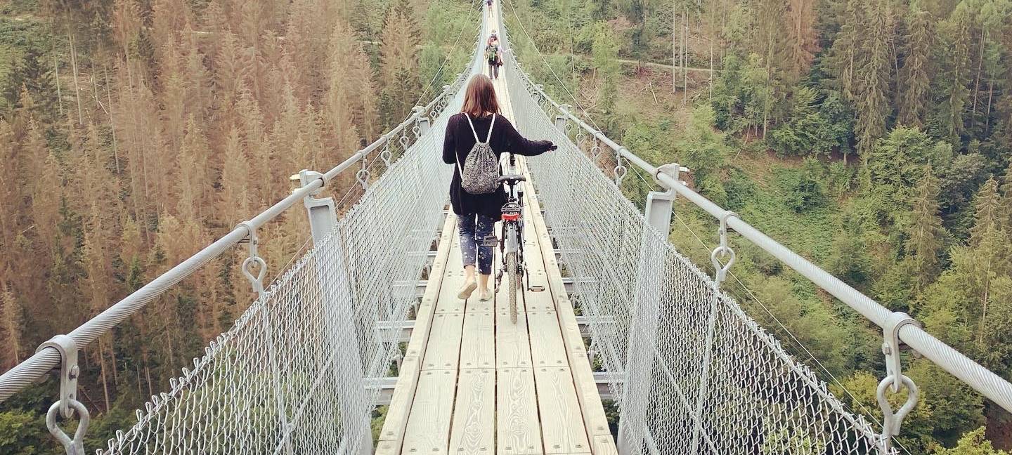 Holiday@home: Geierlay-Hängeseilbrücke