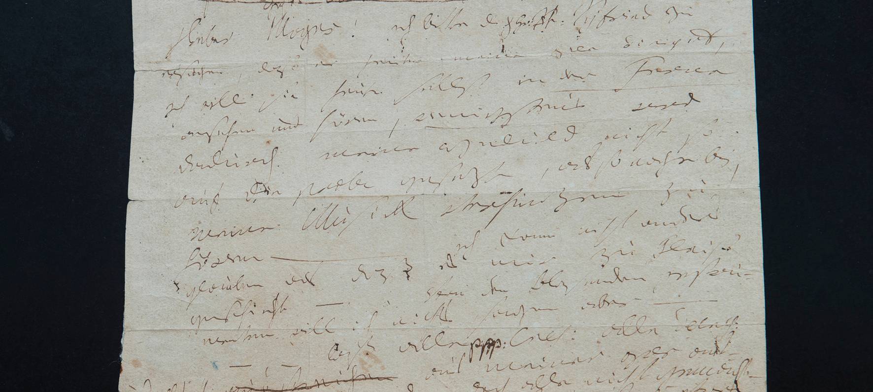 Sammler verschenkt echten Beethoven-Brief von 1806