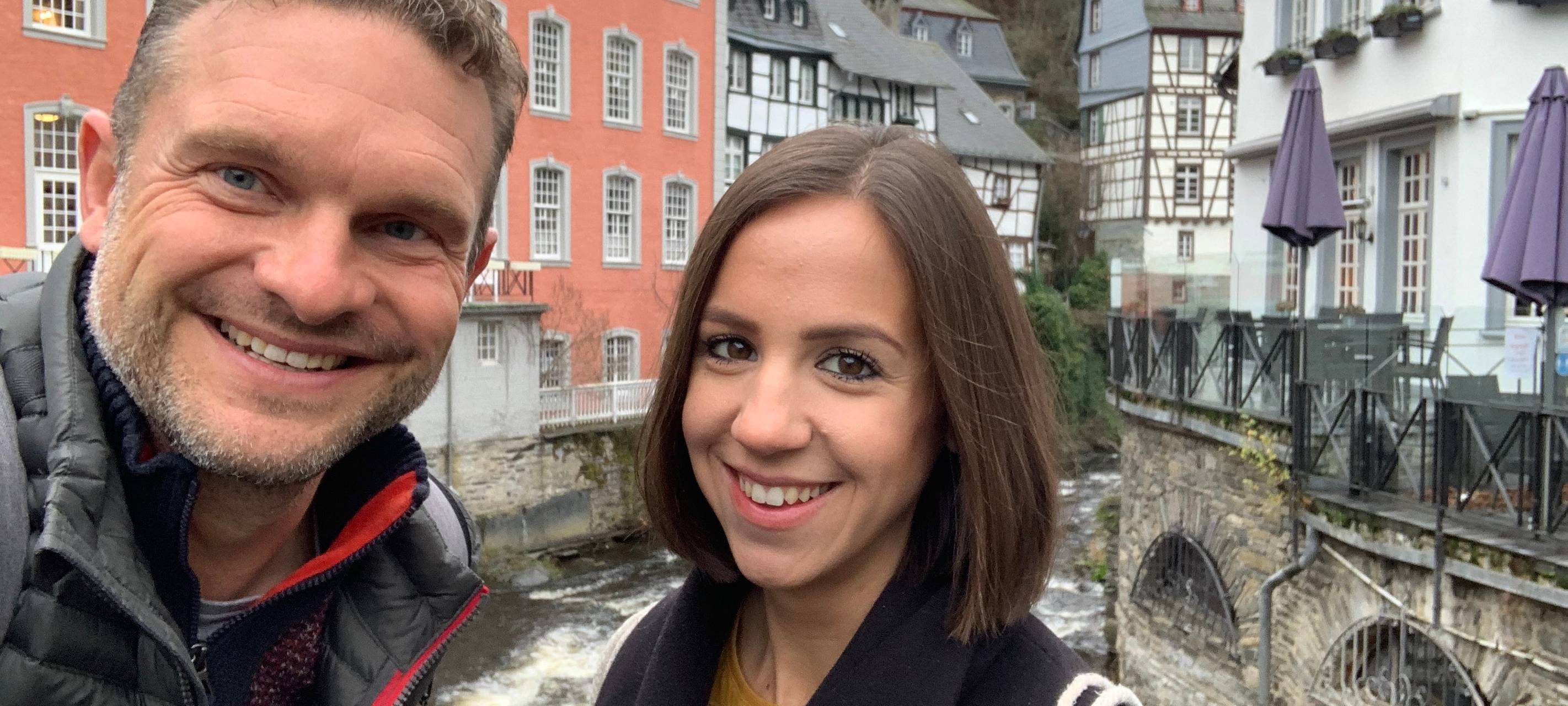 Volker & Jana zu Besuch bei der Senfmühle in Monschau