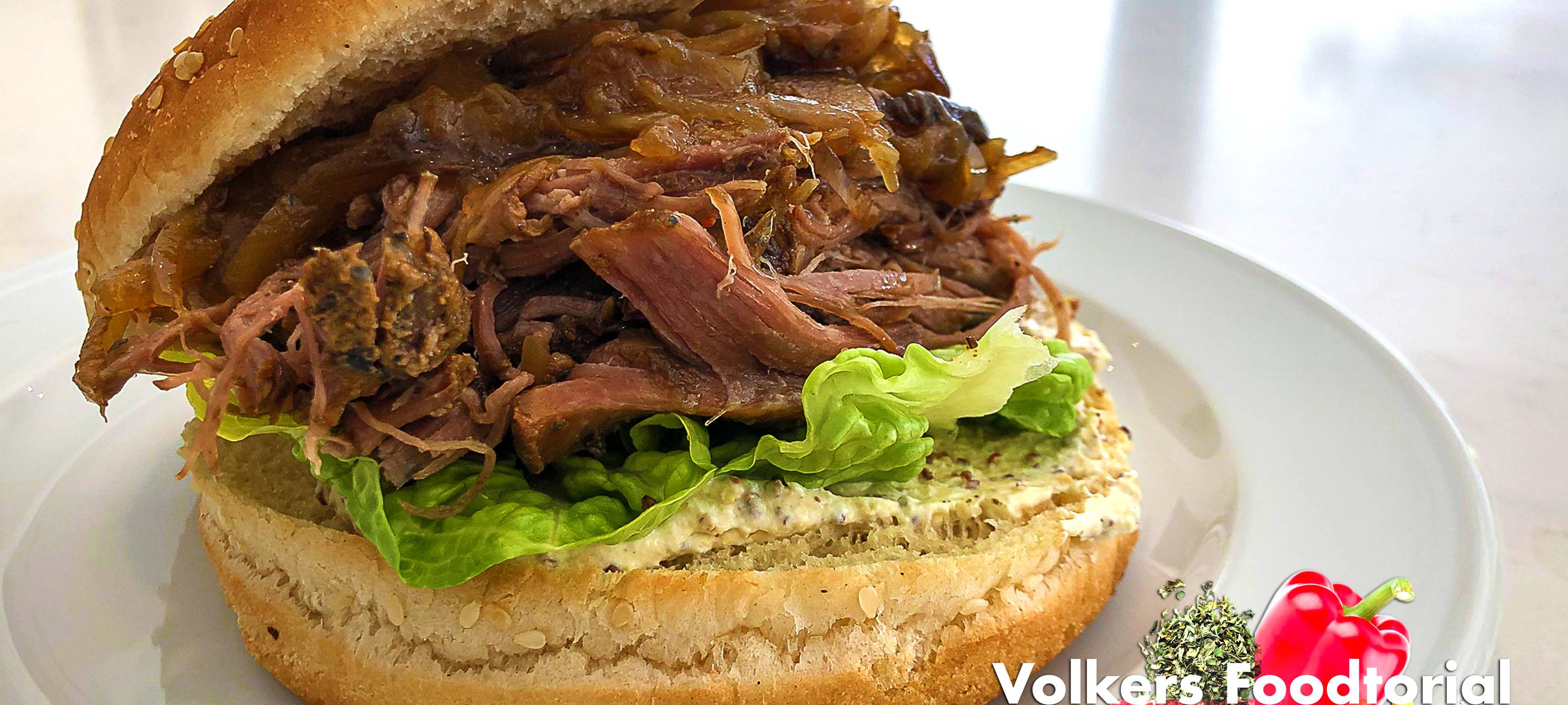 Volkers Foodtorial - Pulled Lachs Burger