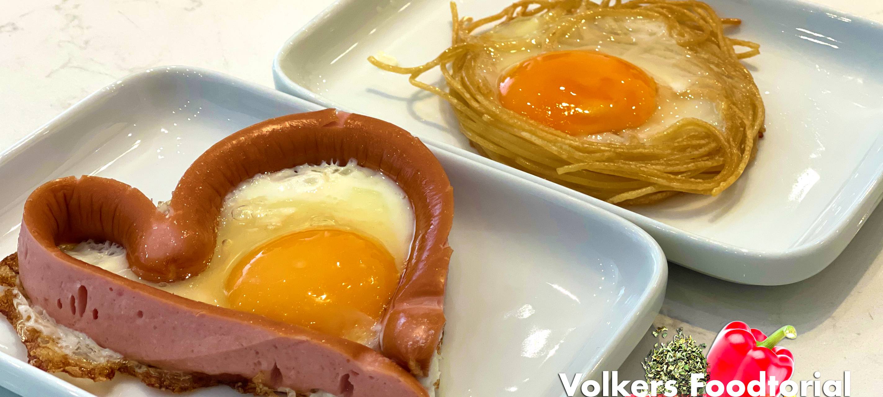 Volkers Foodtorial - Ei im Nest & Ei in Wurst