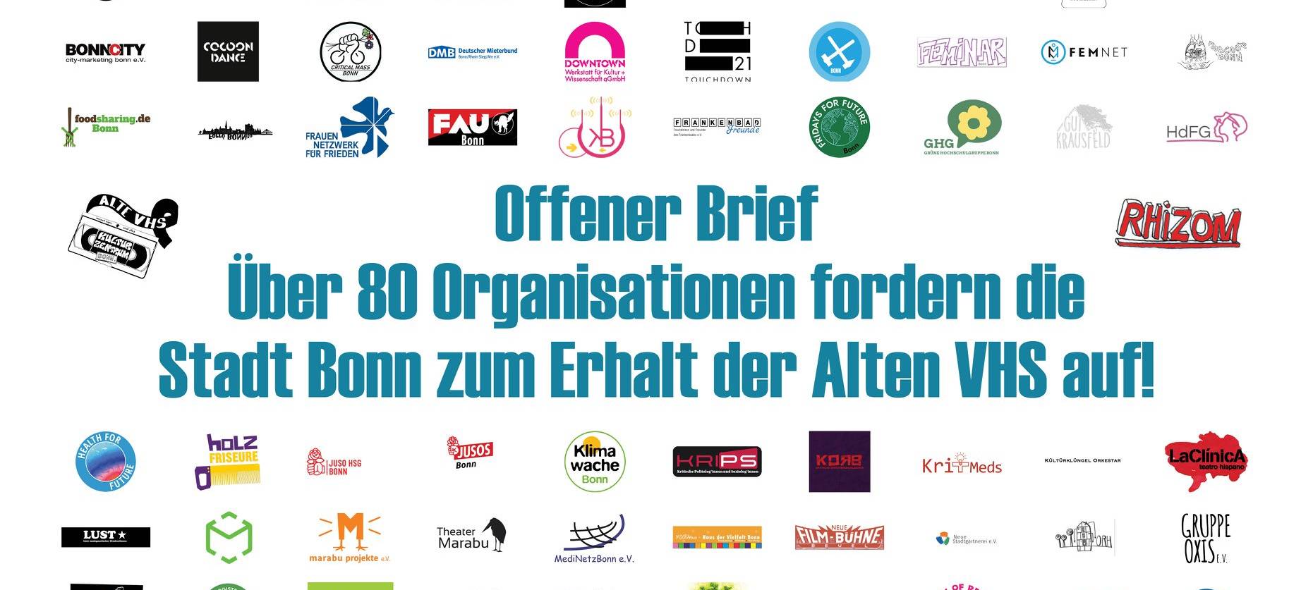 Offener Brief: Alte VHS Bonn fordert mehr Unterstützung