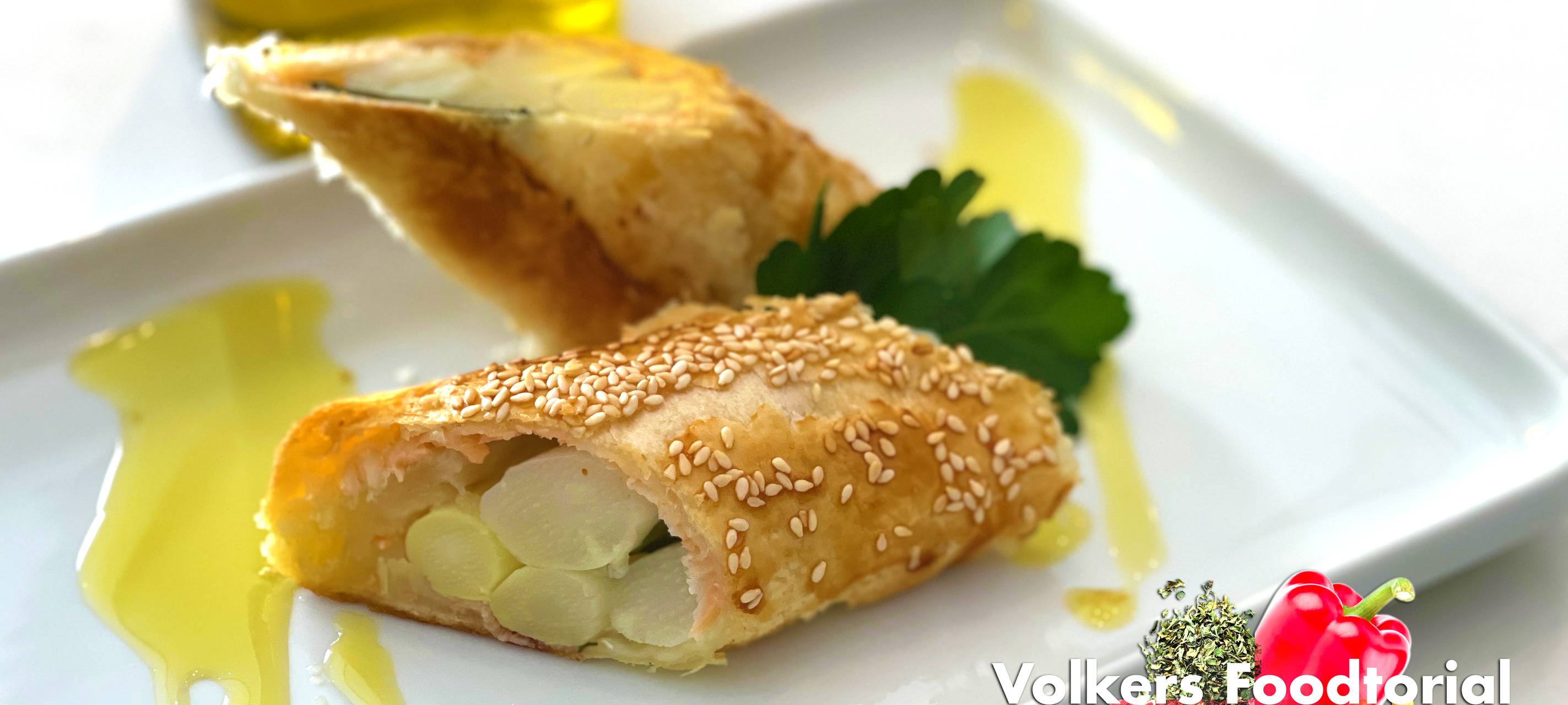 Volkers Foodtorial - Spargel im Blätterteig