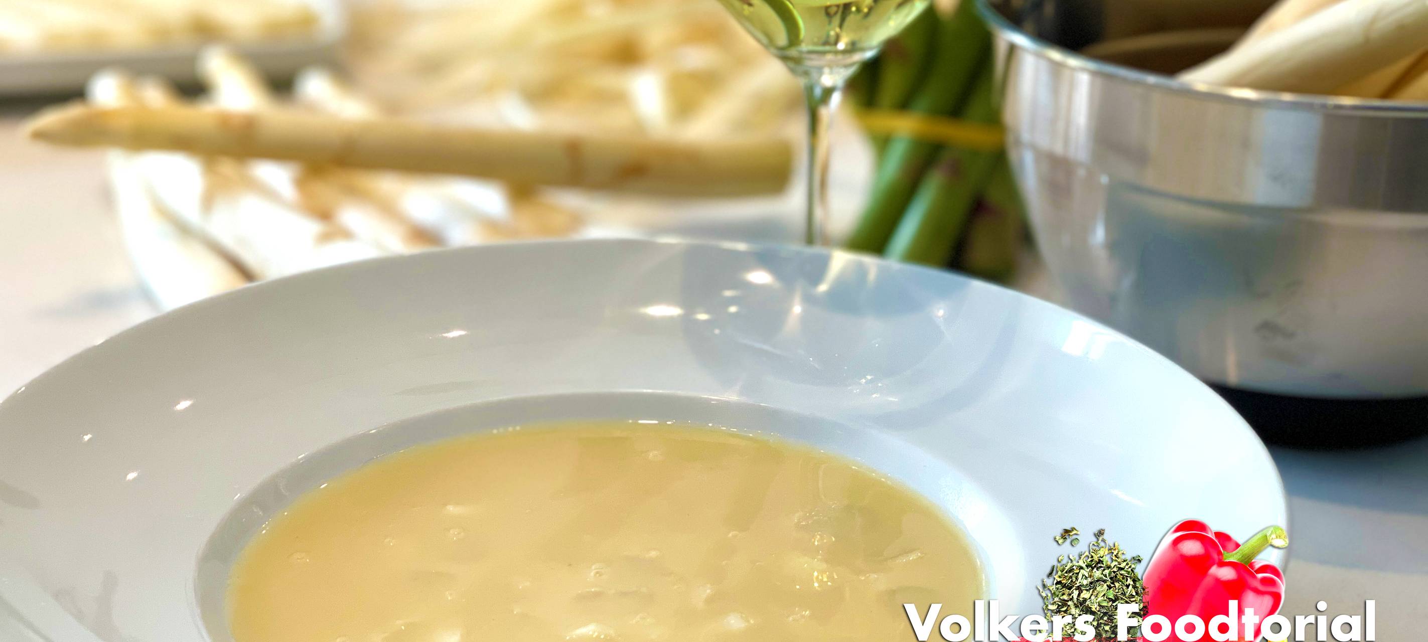 Volkers Foodtorial - Spargelcremesuppe