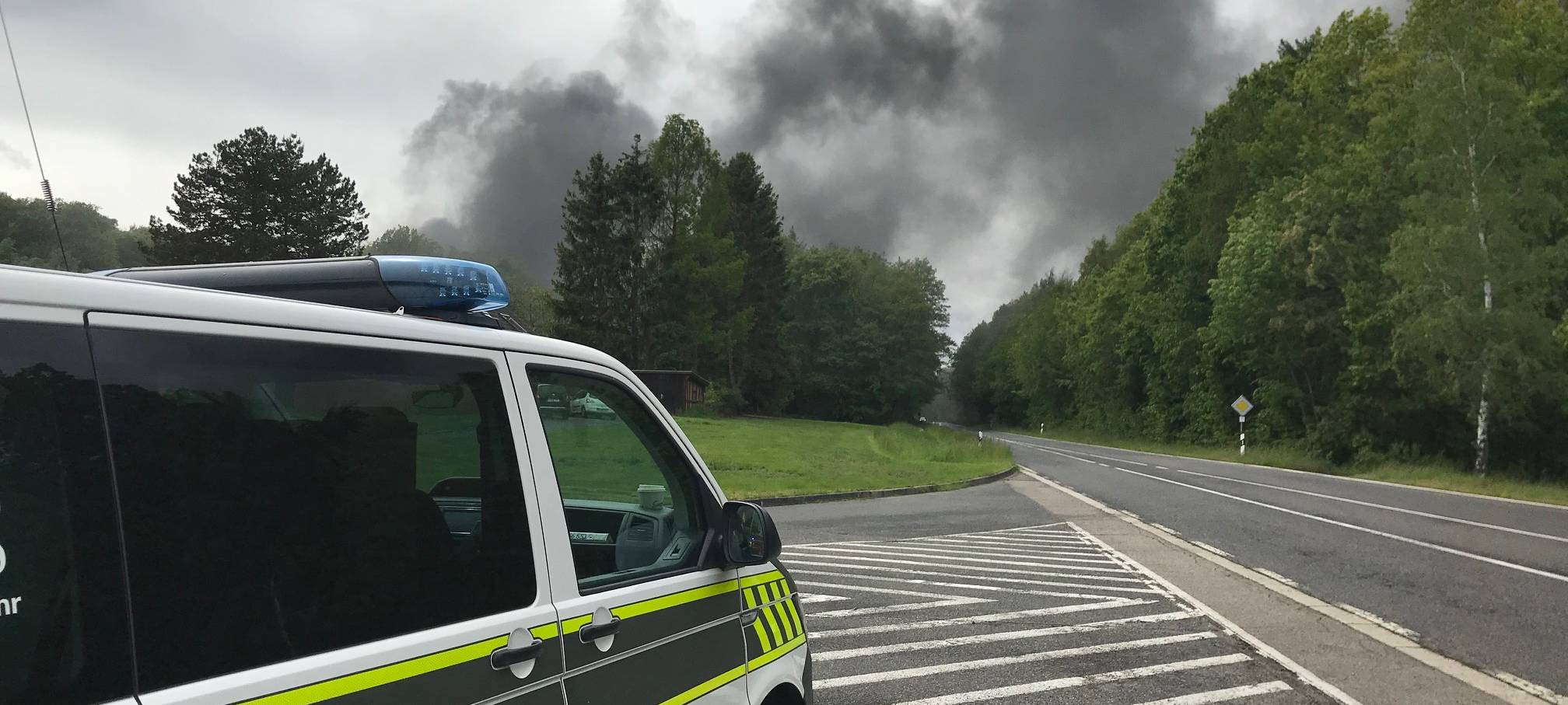 Brand auf Rheinbacher Munitionsdepot