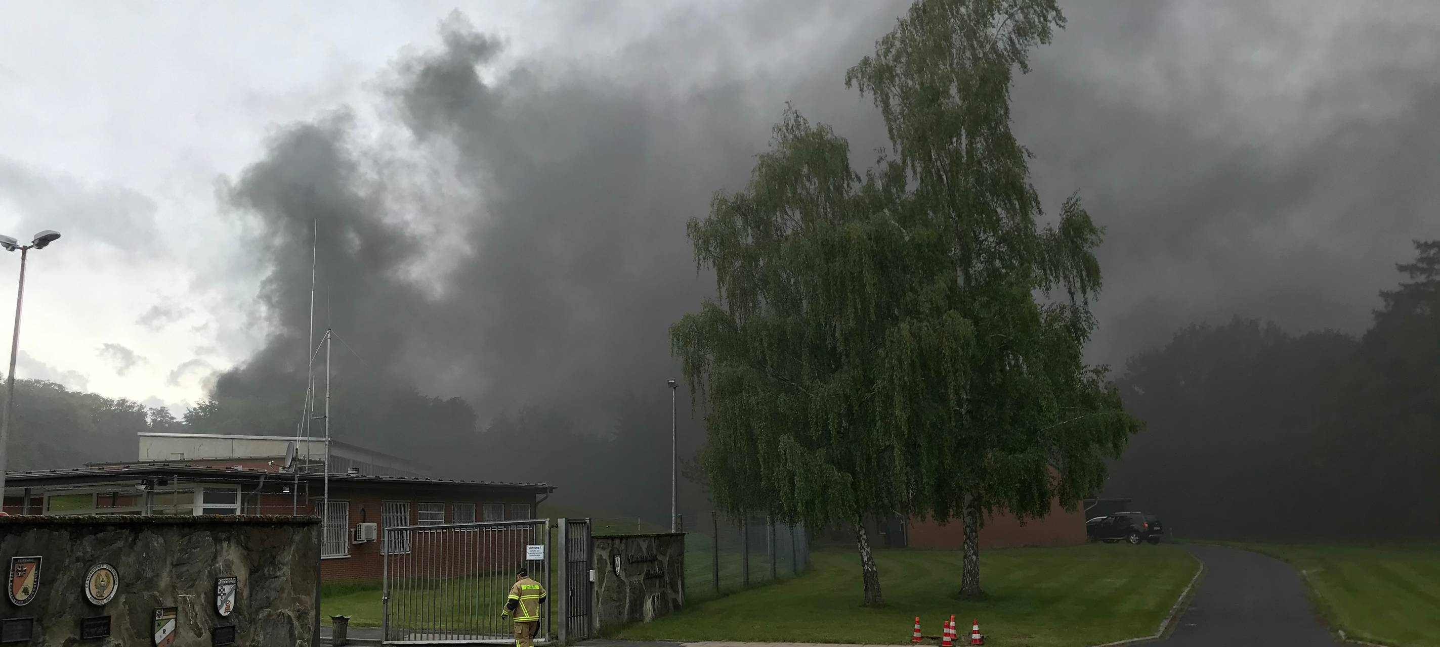 Brand auf Rheinbacher Munitionsdepot