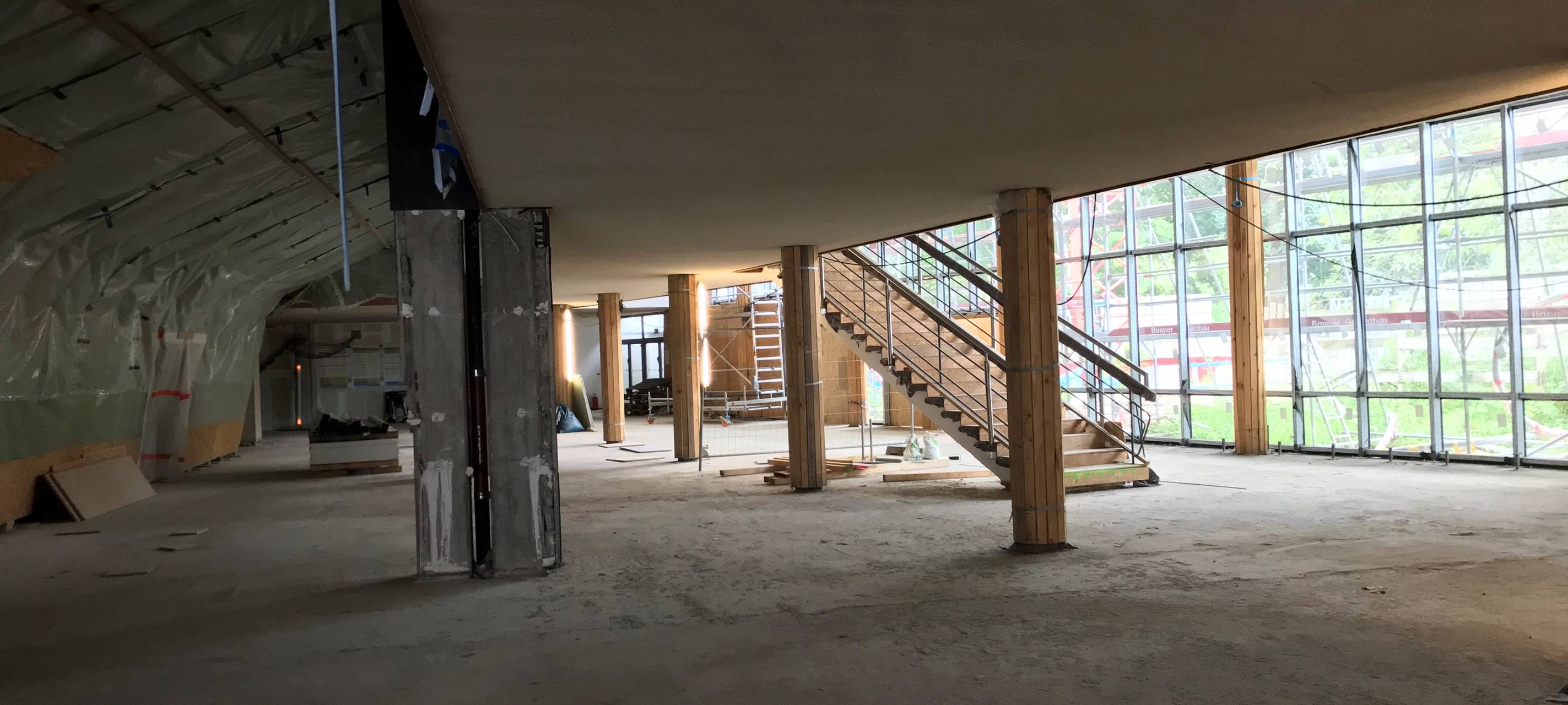 Beethovenhalle Bonn: Oberbürgermeisterin besucht Baustelle
