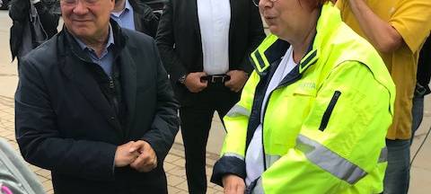 NRW-Ministerpräsident Laschet besucht Swisttal