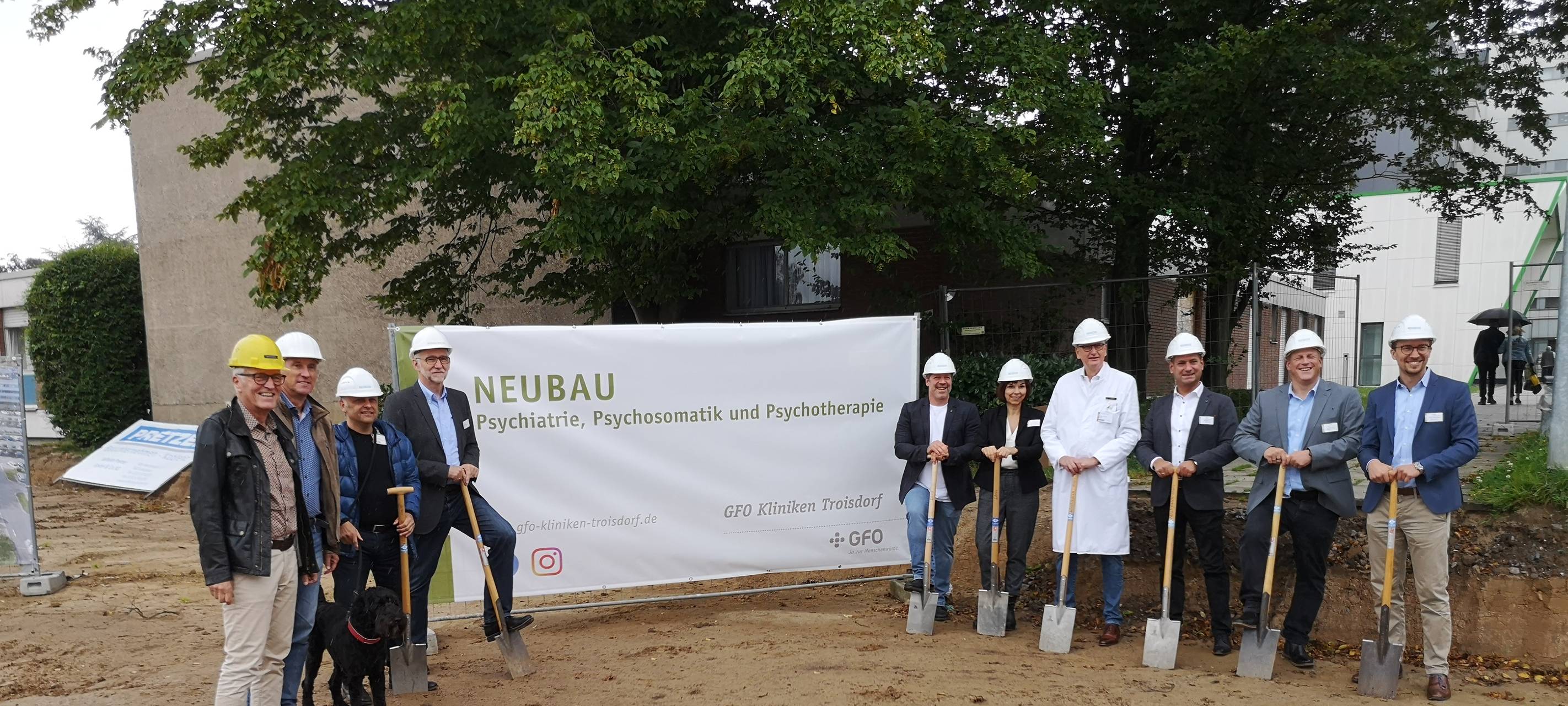 Troisdorf: Spatenstich für neue Psychiatrie-Klinik