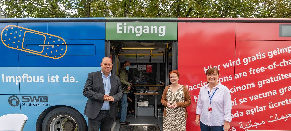 Zweiter Impfbus ist bald in Bonn unterwegs