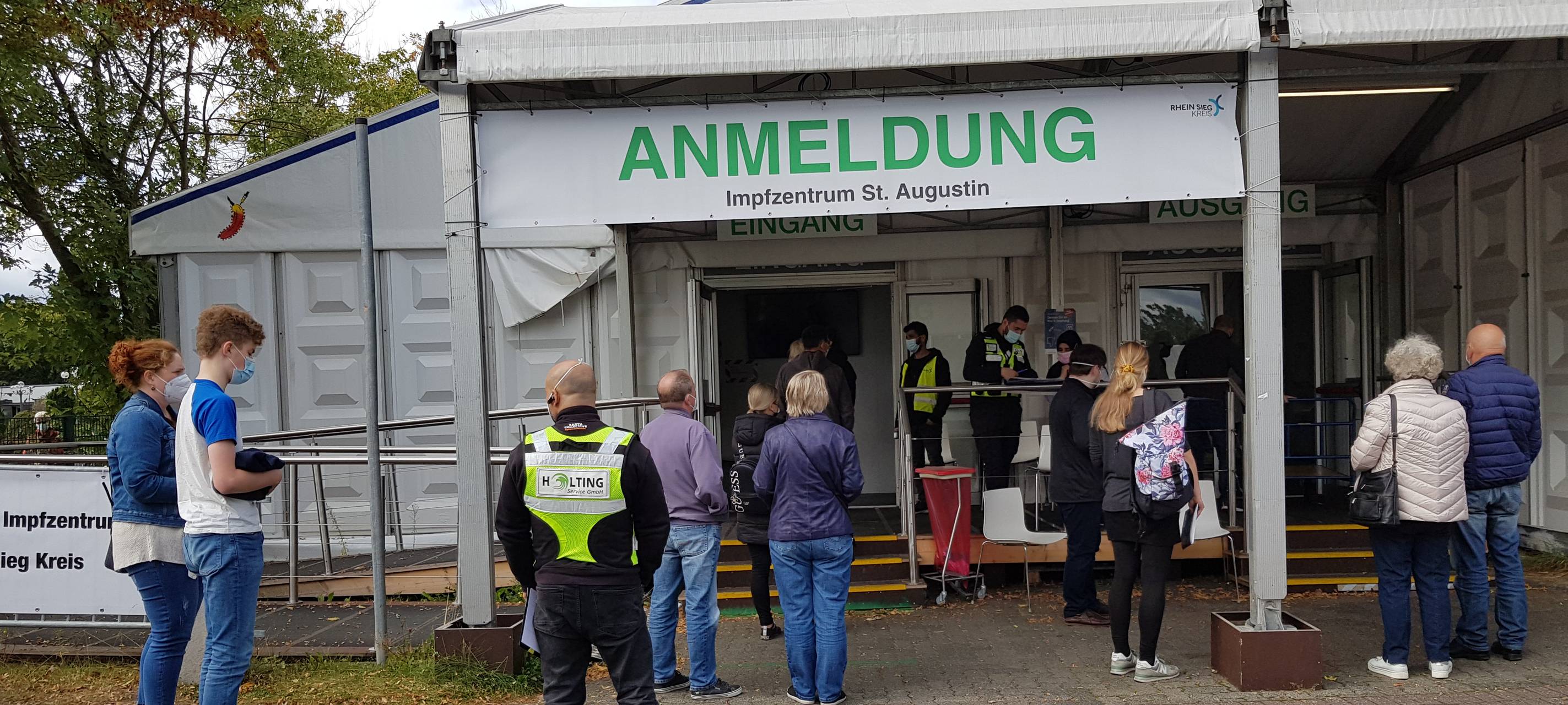 Bye Bye Impfzentrum! Um 16 Uhr war Schluss.