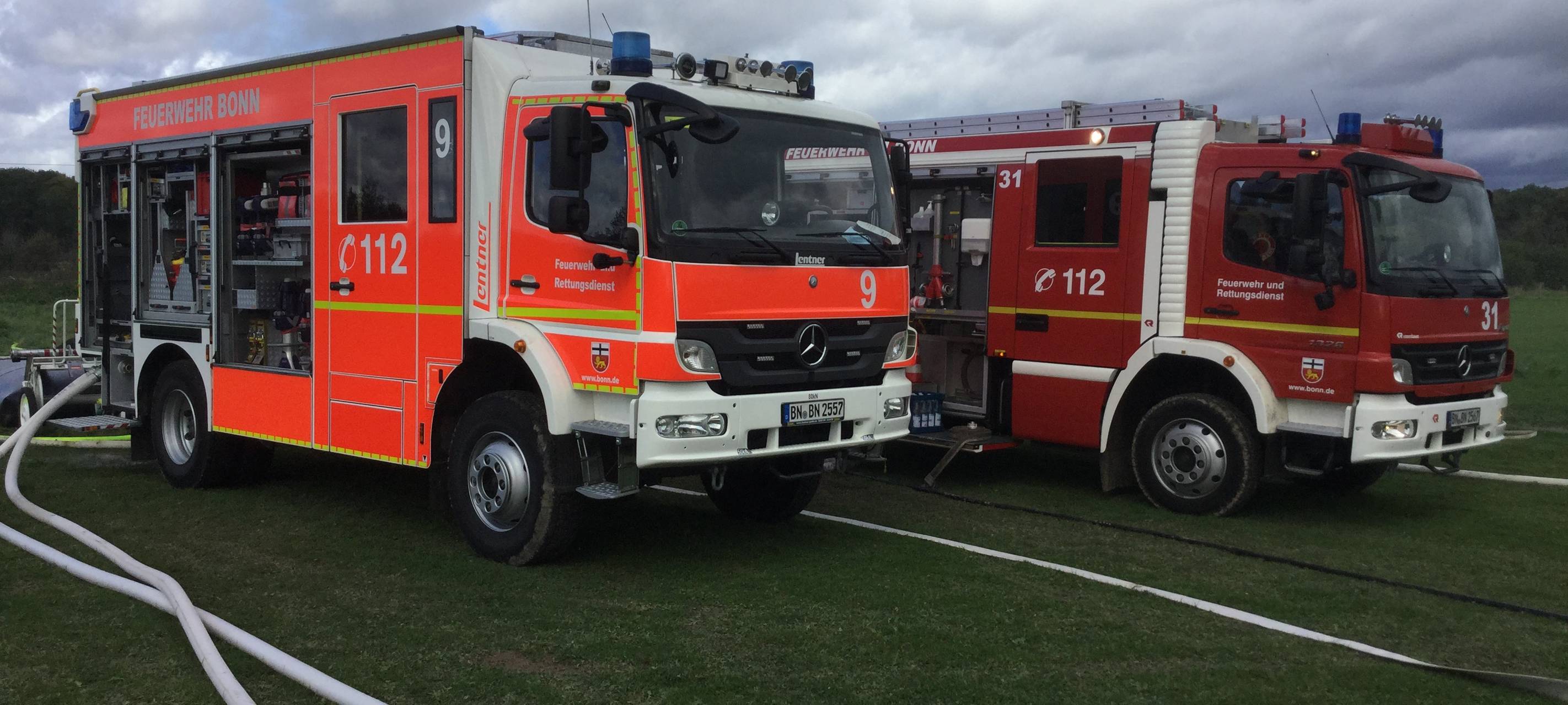 Feuerwehreinsatz in Bonn Beuel