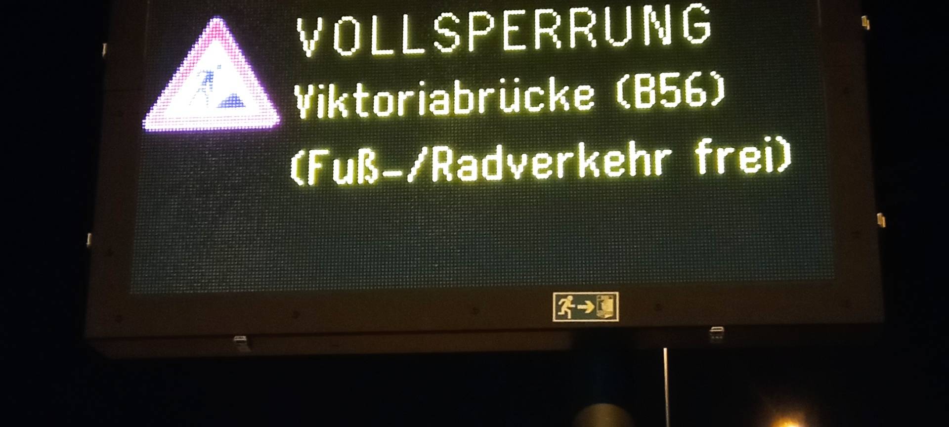 Viktoriabrücke in Bonn: Sperrung bis Dienstagmittag