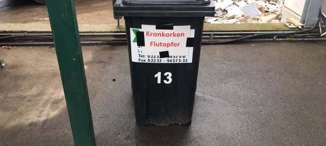 Kronkorken für Flutopfer