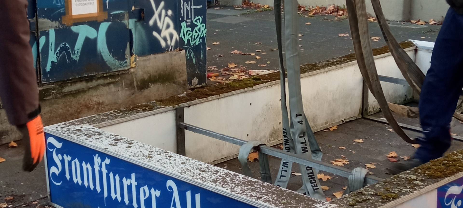 Ein Zeitungsbüdchen zieht um