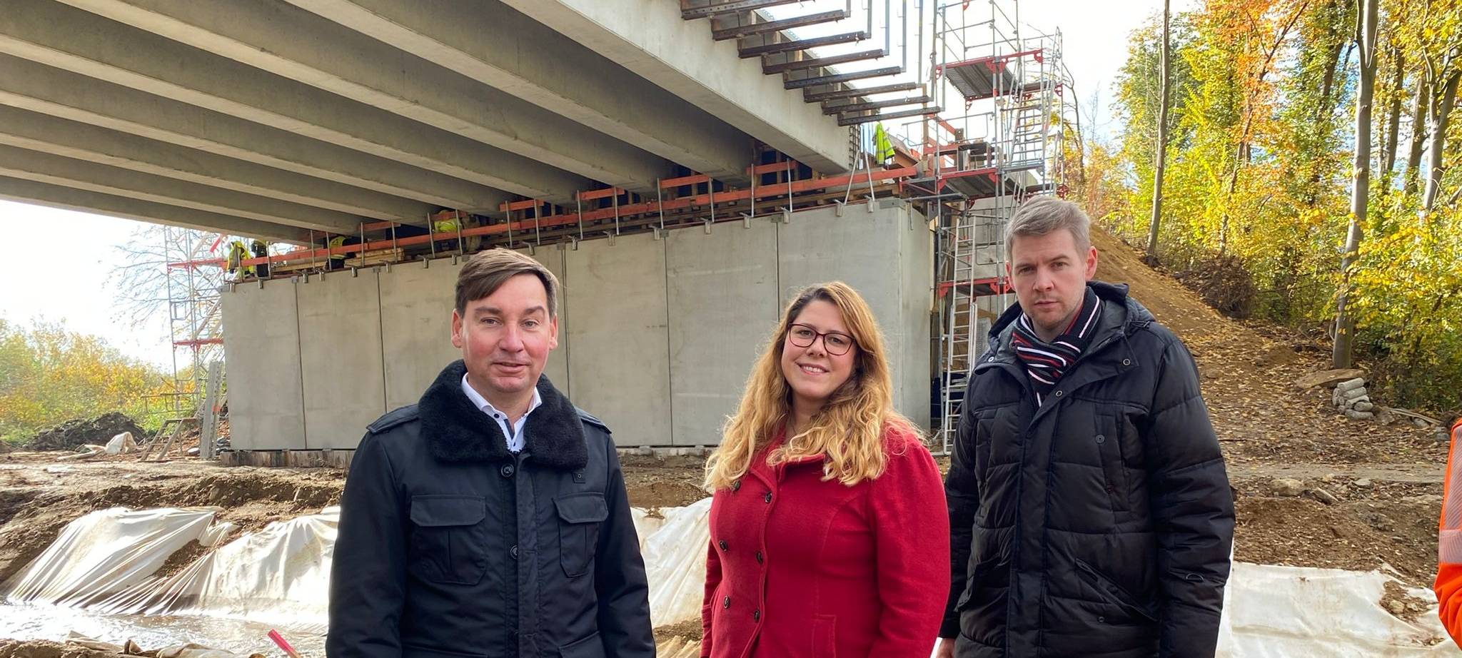Zerstörte Swistbachbrücke bald wieder befahrbar