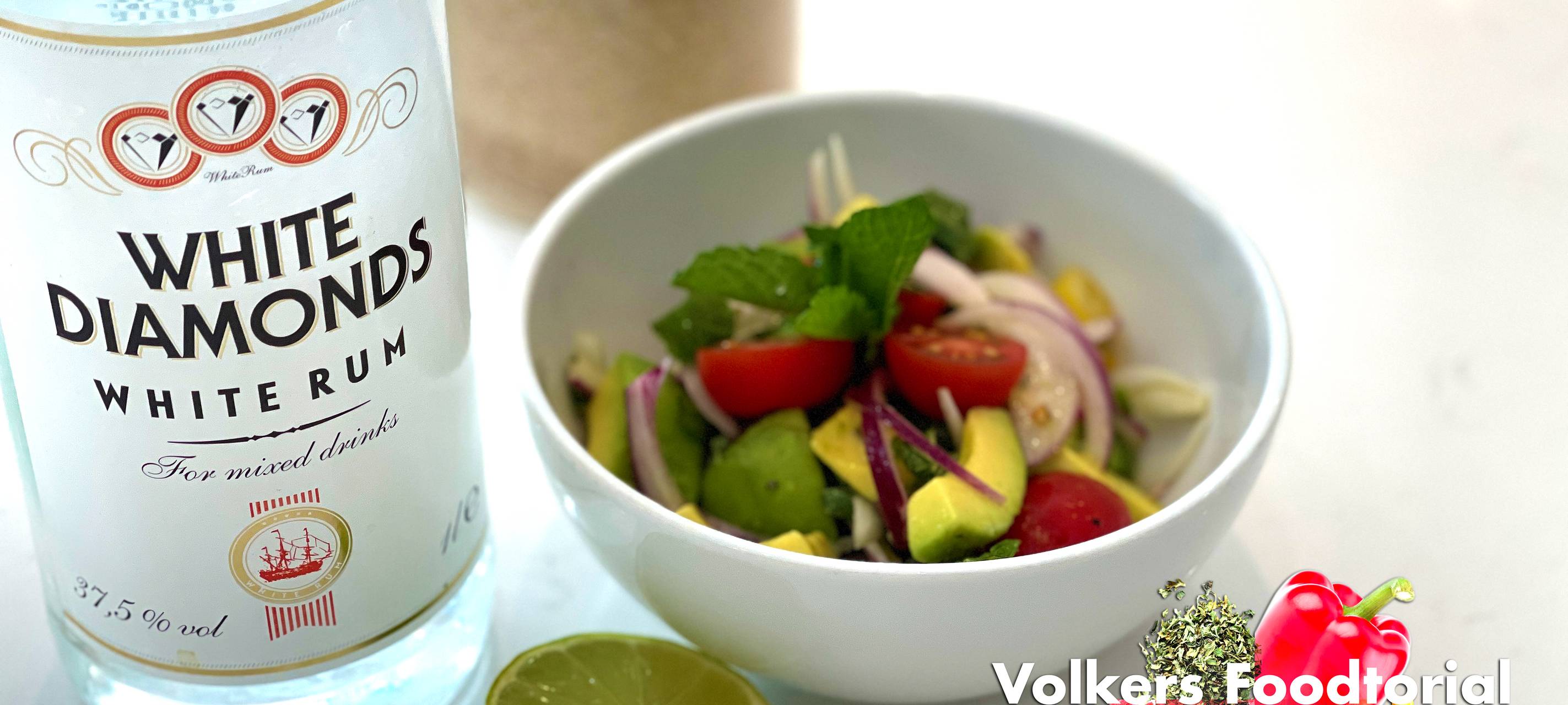 Volkers Foodtorial - Avocado-Tomate-Mojito-Salat