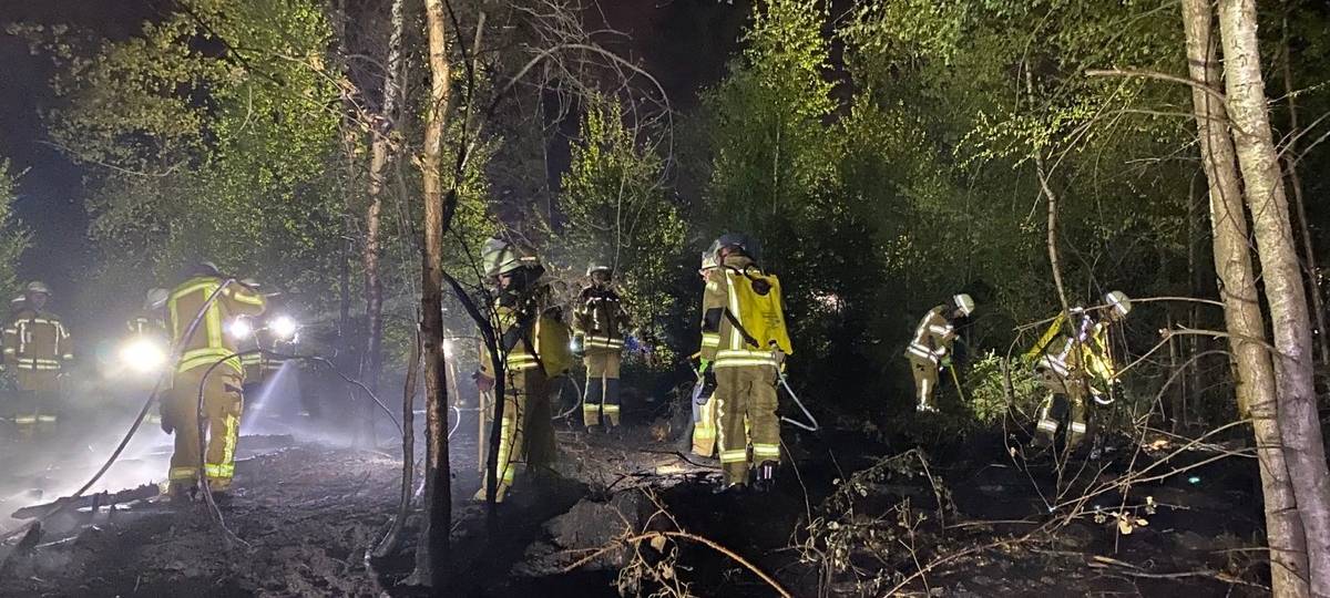 Waldbrand in Lohmar