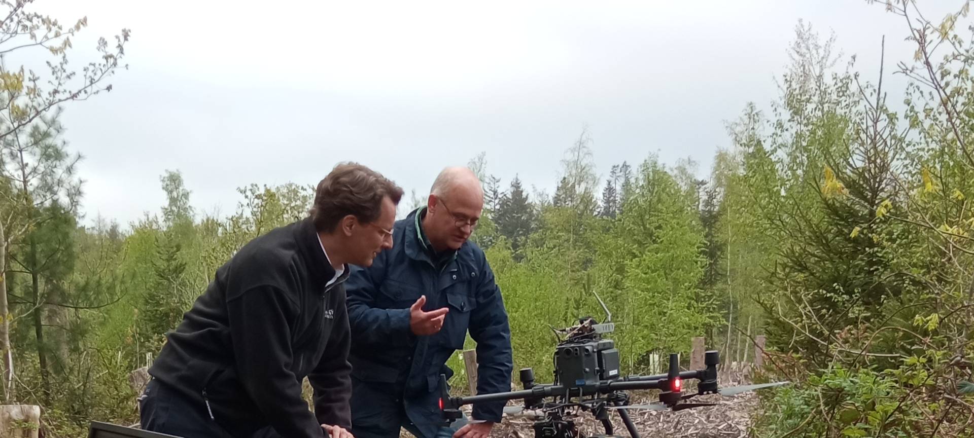 Wüst zu Besuch im Kottenforst