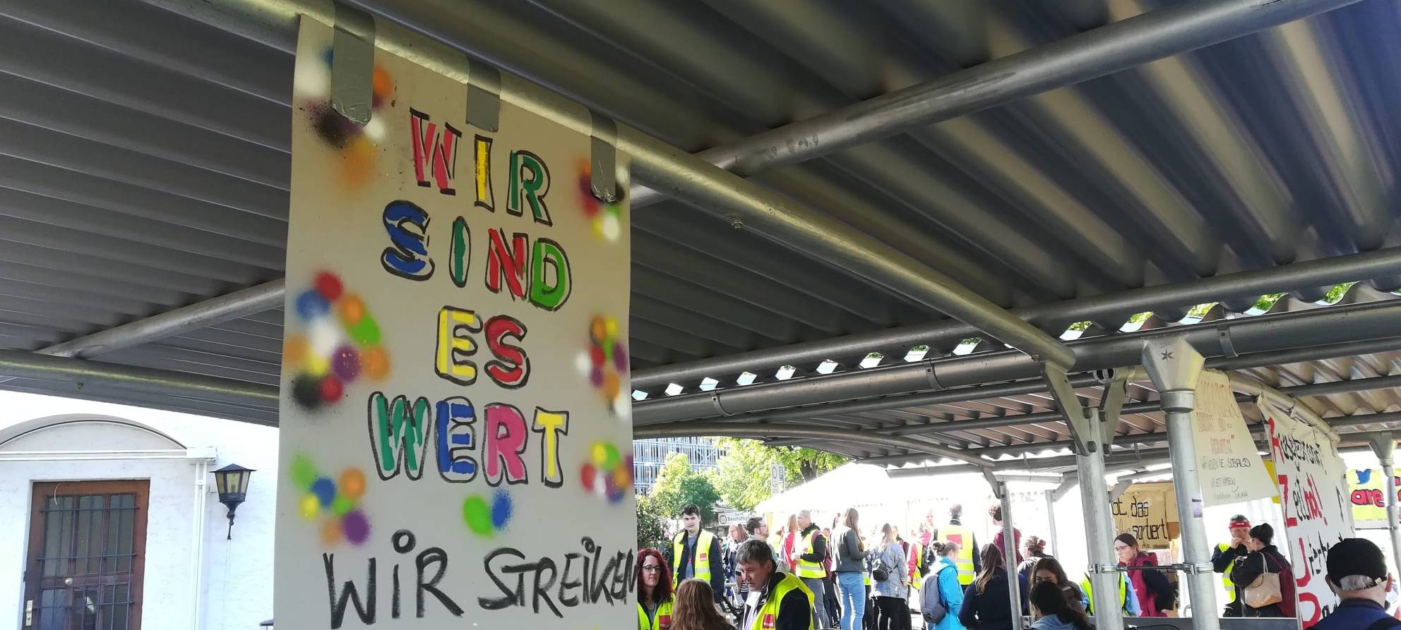 Großdemo zum Streik der Pflegekräfte
