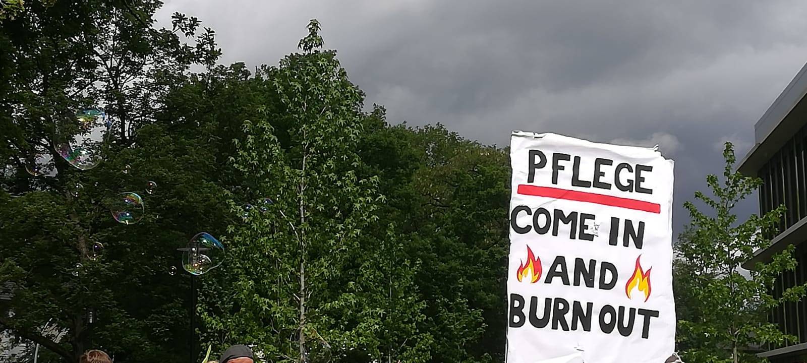 Großdemo zum Streik der Pflegekräfte