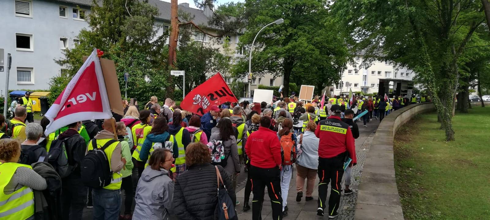 Großdemo zum Streik der Pflegekräfte