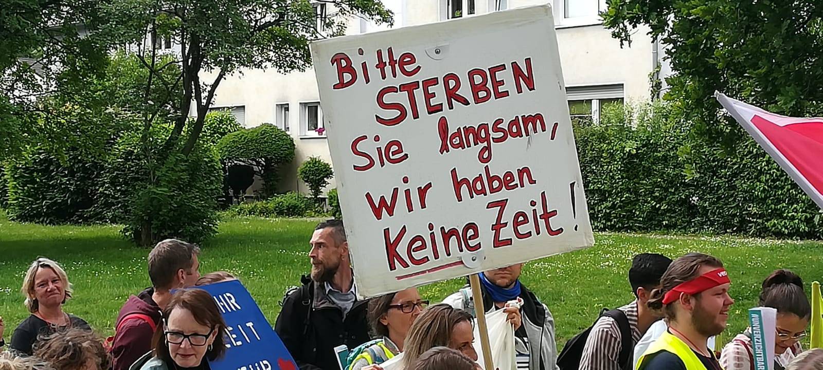 Großdemo zum Streik der Pflegekräfte