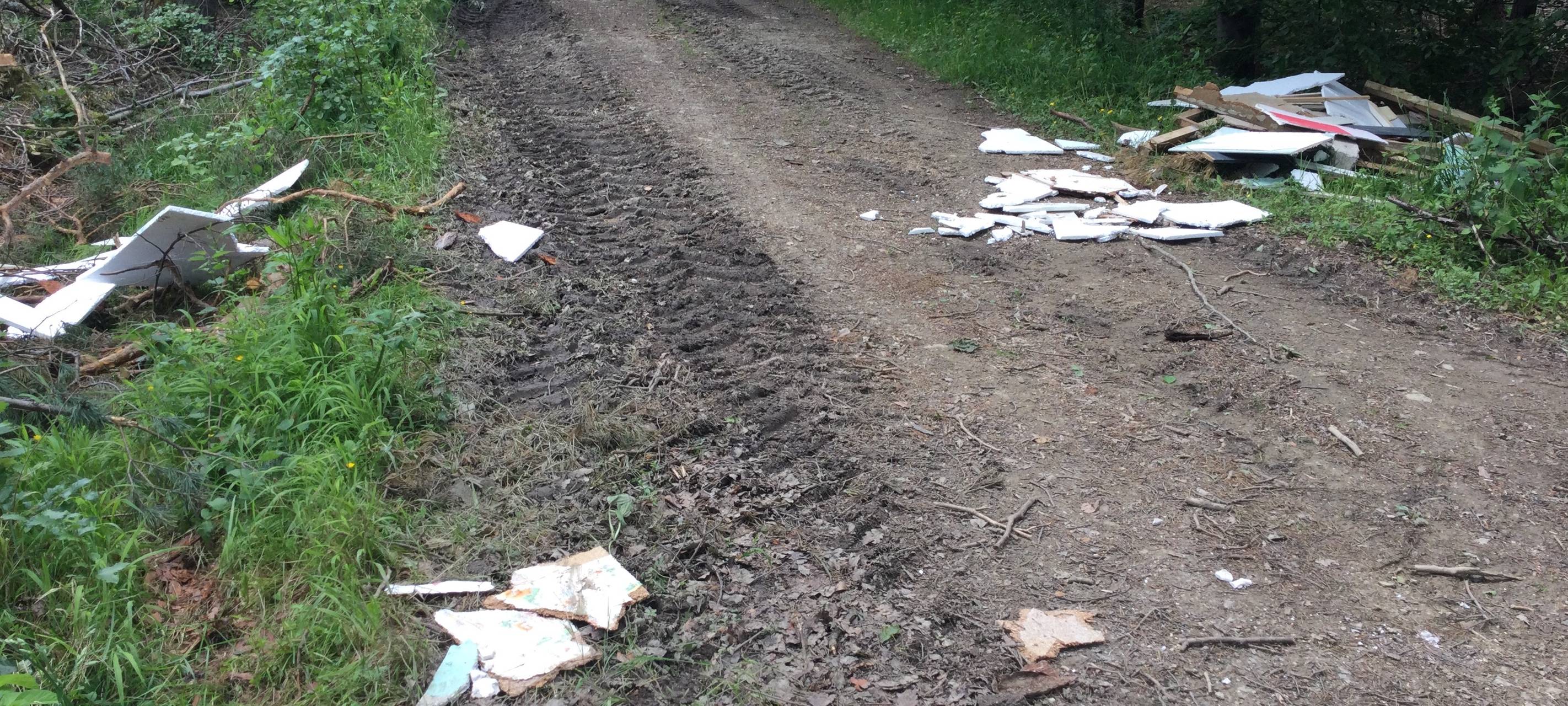 Rheinbach: Bauschutt im Wald abgeladen