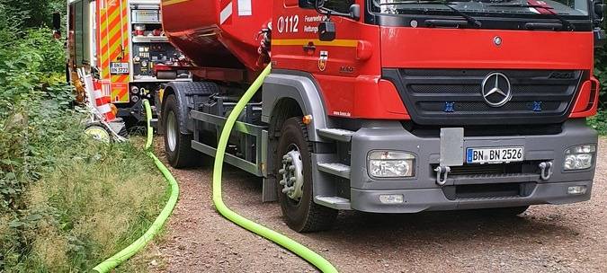 Waldbrand im Bonn-Beueler Ennert