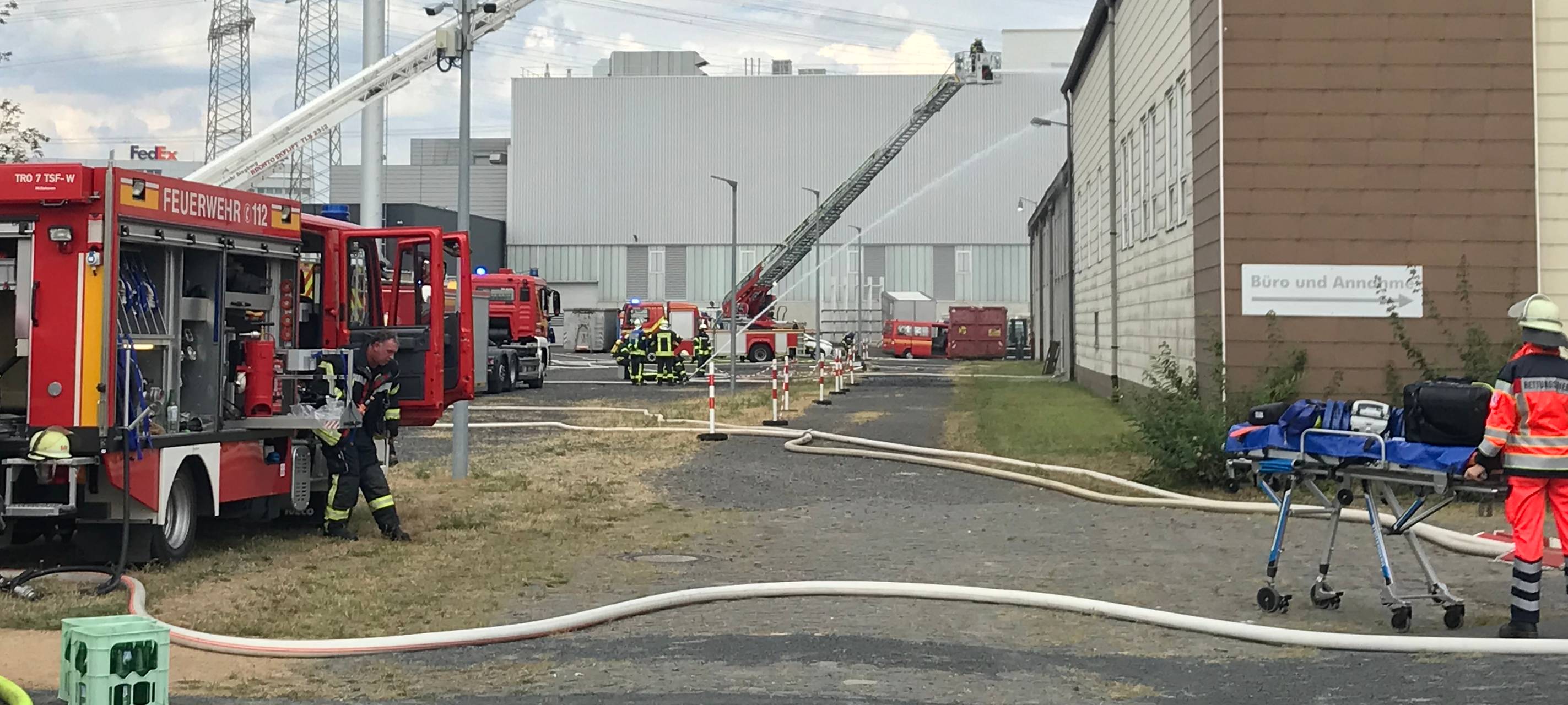 Großbrand in Troisdorf-Sieglar