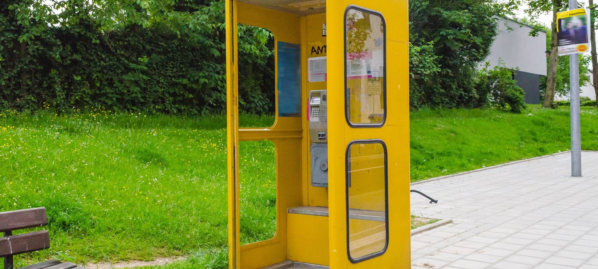 Immer noch stehen Telefonzellen in Deutschland