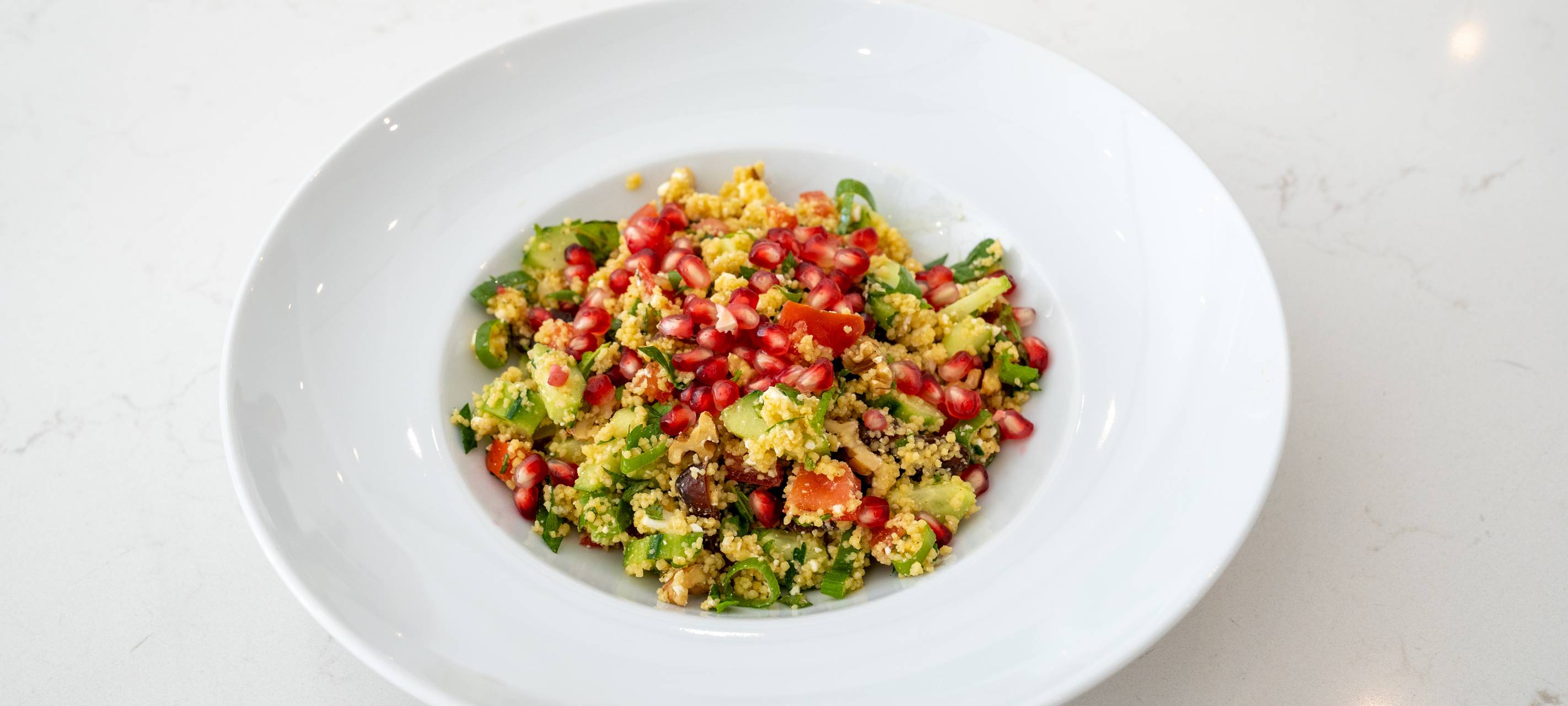 Janas Veggietorial - Couscous mit Granatapfelkernen
