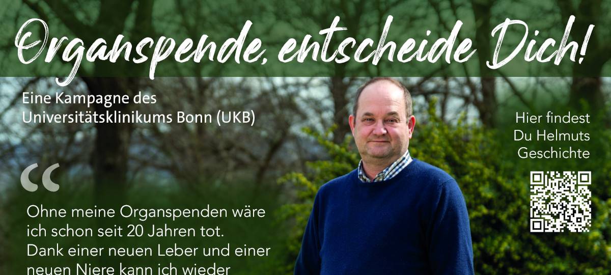 Uniklinik Bonn: neue Infokampagne zum Tag der Organspende