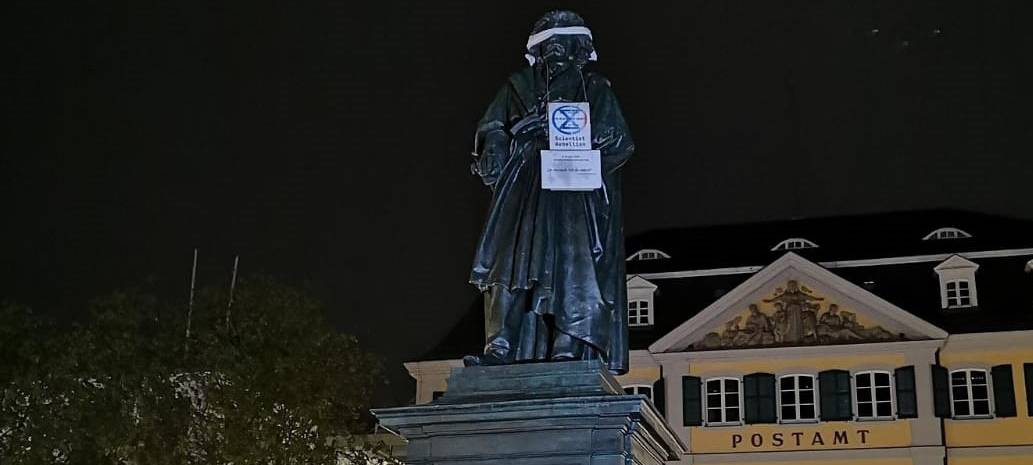 Klimaaktivisten in Bonn prangern "Blindheit der Politik" an