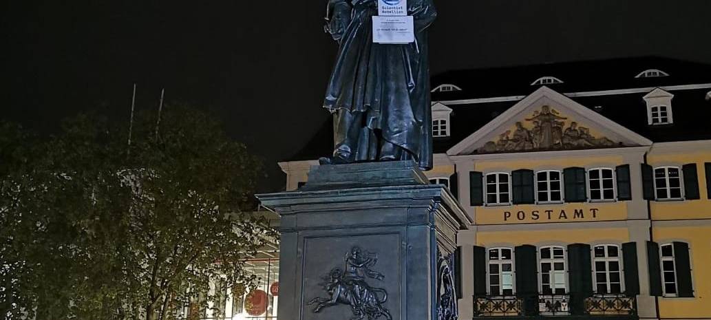 Klimaaktivisten in Bonn prangern "Blindheit der Politik" an