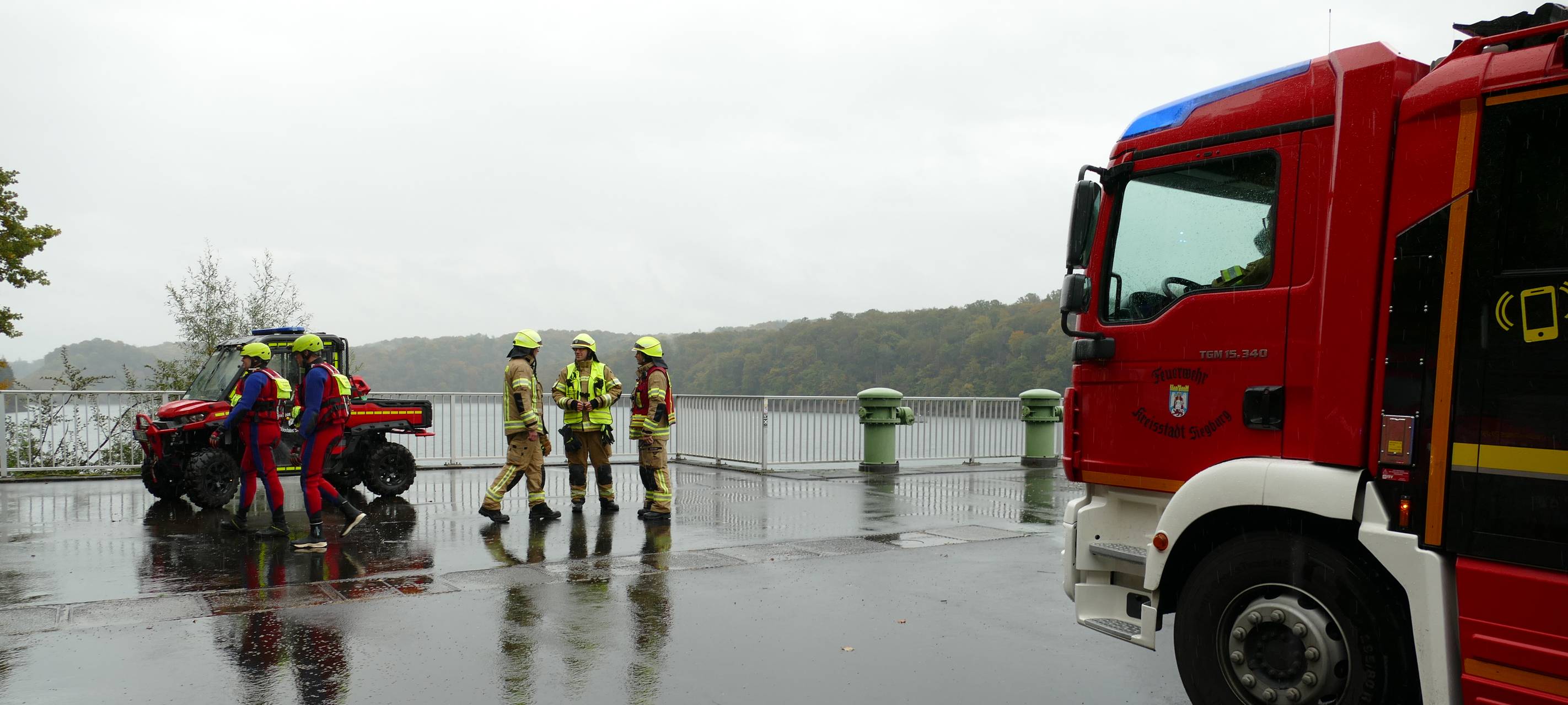 Hennef: Leichenfund am Ufer der Wahnbachtalsperre