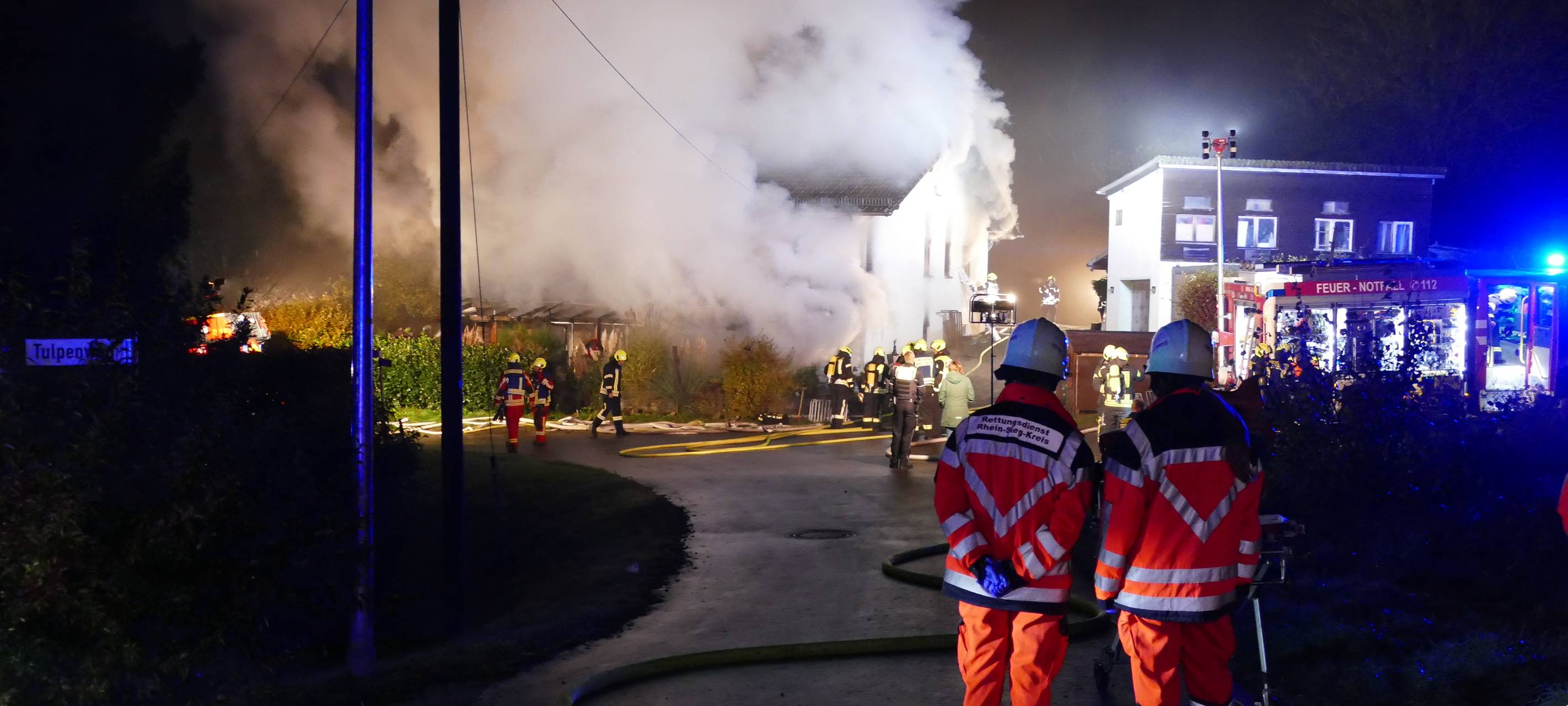 Ein Todesopfer nach Feuer in Windeck-Eulenbruch