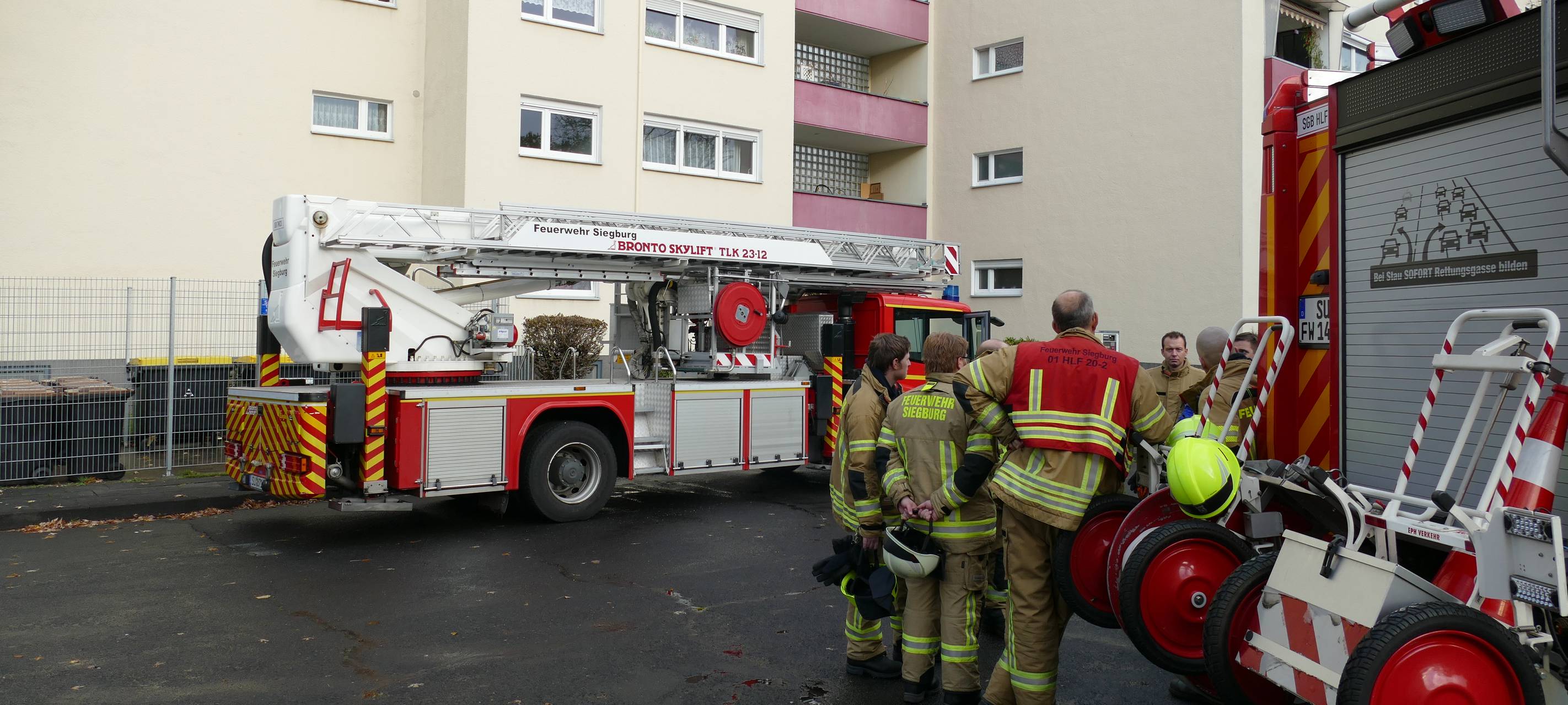 Siegburg: Tote nach Wohnungsbrand