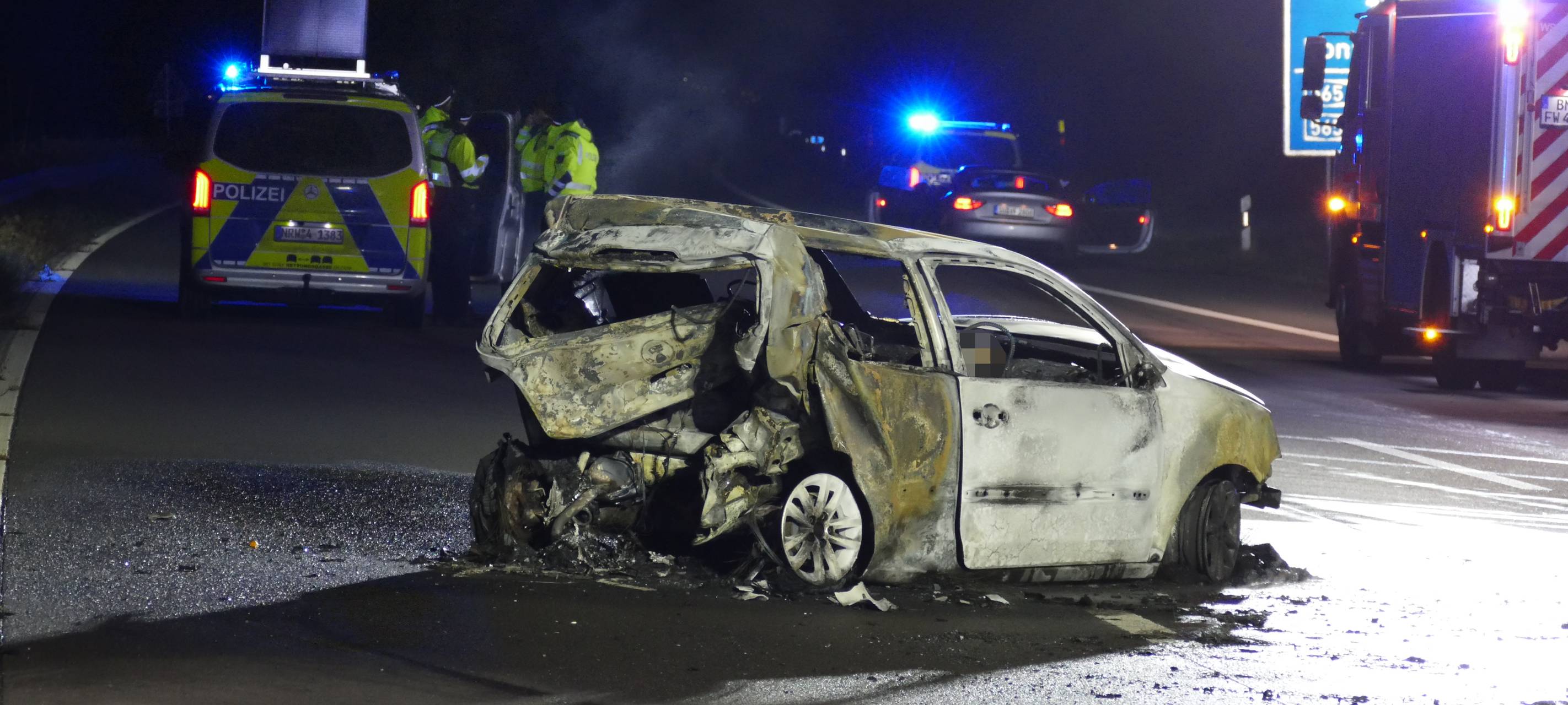 Ermittlungen nach Unfall auf A555 bei Wesseling laufen