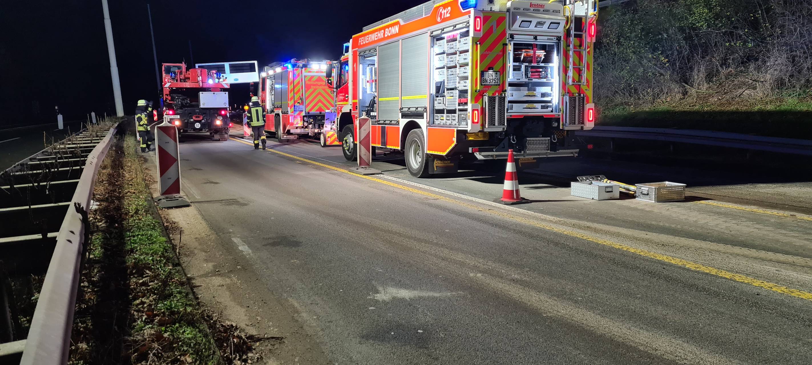 Endenicher Ei: Schacht unter A565 stürzte ein